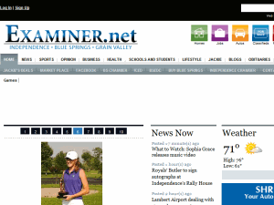 The Examiner - home page