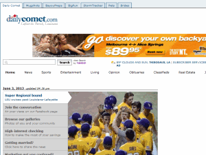 Daily Comet - home page