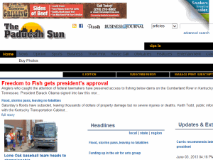 The Paducah Sun - home page