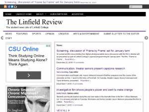 The Linfield Review - home page