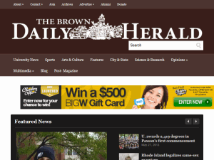 The Brown Daily Herald - home page