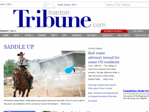 Ironton Tribune - home page