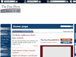 The Free Press - home page
