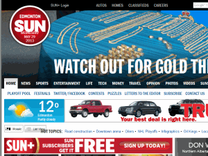 The Edmonton Sun - home page