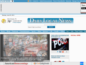 Daily Local News - home page