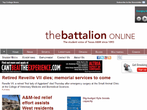 The Battalion - home page