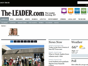 The Leader - home page