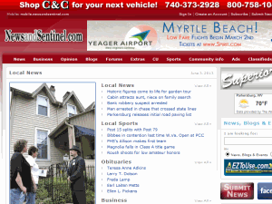 News and Sentinel - home page
