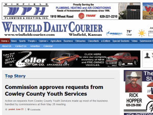 Winfied Daily Courier - home page