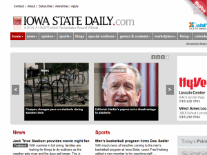 Iowa State Daily - home page