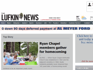 Lufkin Daily News - home page