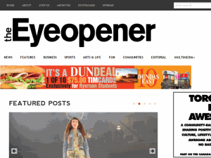 The Eyeopener - home page