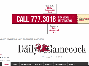 The Daily Gamecock - home page