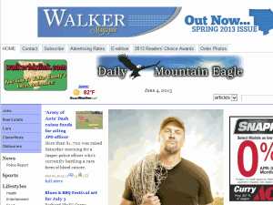 Daily Mountain Eagle - home page