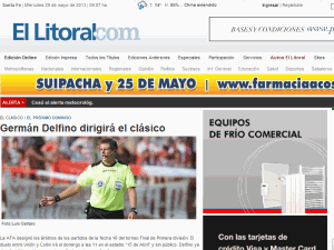 El Litoral - home page