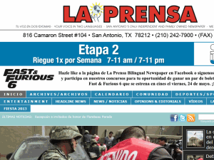 La Prensa Texas - home page