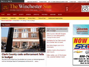 The Winchester Sun - home page