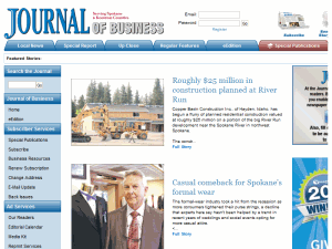 Spokane Journal of Business - home page