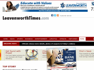 Leavenworth Times - home page