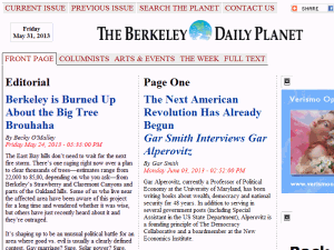 Berkeley Daily Planet - home page
