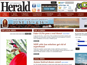Lethbridge Herald - home page