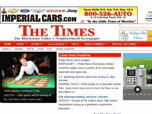 The Pawtucket Times - home page