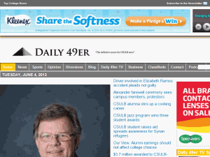 The Daily Forty-Niner - home page