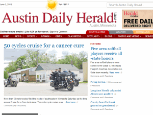 Austin Daily Herald - home page