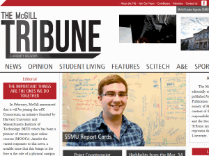 The McGill Tribune - home page