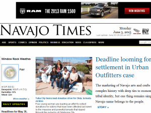 Navajo Times - home page