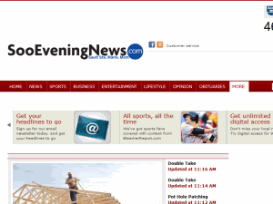 Evening News - home page
