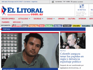 El Litoral - home page