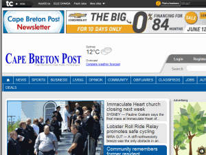 Cape Breton Post - home page