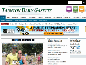 Taunton Daily Gazette - home page