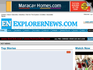 Explorer Newspaper - home page