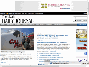 Ukiah Daily Journal - home page