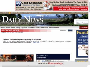 Red Bluff Daily News - home page