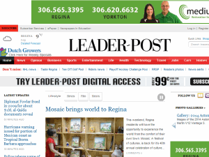 The Leader-Post from Regina, Saskatchewan, Canada 