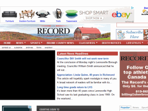 The Record - home page