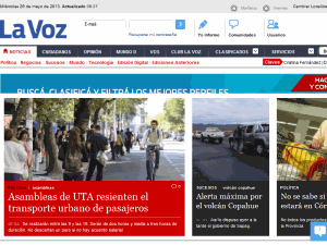 La Voz del Interior - home page