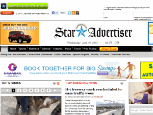 Star Advertiser - home page