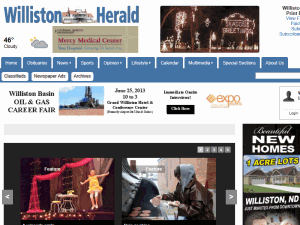 Williston Herald - home page