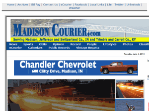 Madison Courier - home page