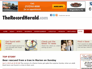 The Record Herald - home page