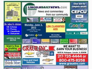 Lincoln Daily News - home page