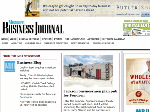 Mississippi Business Journal - home page