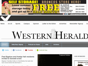 The Western Herald - home page