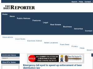 The Daily Reporter - home page