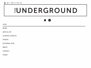 The Underground - home page