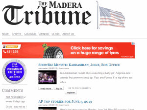 Madera Tribune - home page